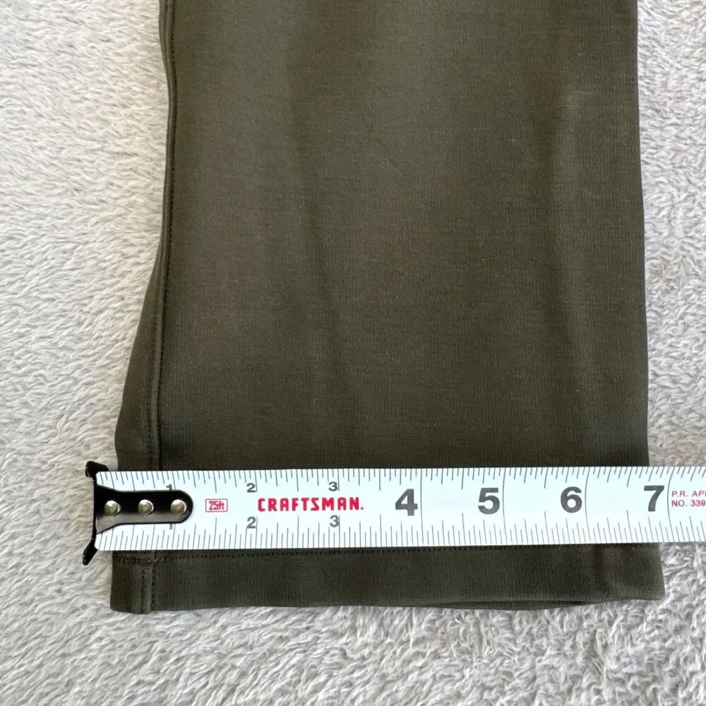 Lululemon On The Move Pants Womens X8 Olive Green Stretch Comfort Straight Leg